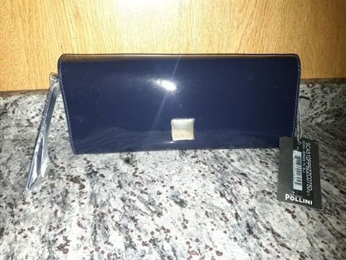 Borsa vernice blu studio - vernice,