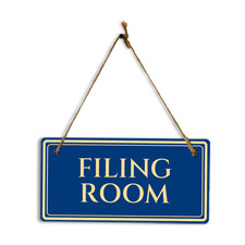 Cartello da parete o porta da