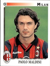 figurina Panini Calciatori 1997-1998 #215 Milan Paolo Maldini