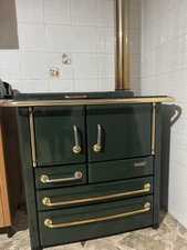 stufa a legna in ghisa usata