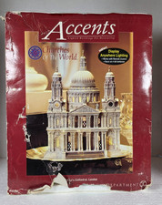 Dept 56 Cattedrale di San Paolo Londra Chiese del Mondo FUNZIONA con scatola no guglie