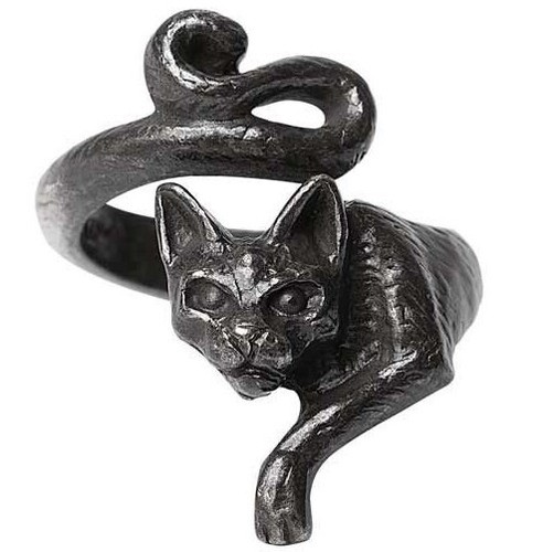 Anello alchimia gotico chat - le,