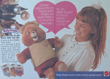 Pubblicità Advertising Italian Clipping 1986 TEDDY RUXPIN Muove occhi e bocca.