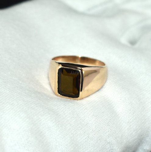 Anello con sigillo rame - con, in