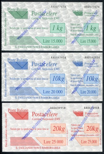 1997 repubblica postacelere - repubblica,