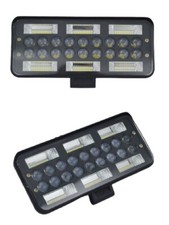 2 Pezzi 12-24V LED Laser Off-Road Fari 126W Camion Barca Furgone Auto Trattore