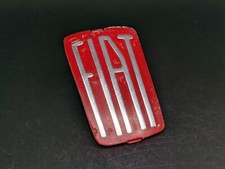 FIAT 500 600 40MM LOGO SIGLA EMBLEMA FREGIO STEMMA SCRITTA TARGHETTA BADGE TARGA