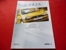 Opel Corsa B Special City Viva Edition 100 depliant brochure del 1999