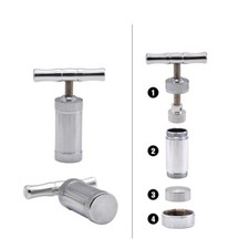 Pressa compressore in lega di alluminio manico a forma di T pressa per erbe tabacco