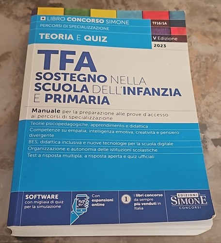 Libro tfa sostegno infanzia - libro,