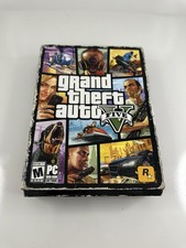 Grand Theft Auto V (GTA 5) - PC DVD-ROM, set completo di 7 dischi, in scatola