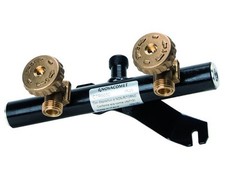 CENTRALINA GAS 2 RUBINETTI PER GPL S/VALVOLA E MANOMETRO   NOVACOMET