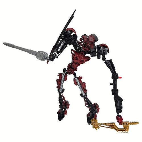 Lego bionicle moc guerriero - bionicle,