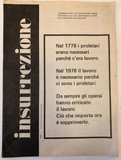 Insurrezione 1978 numero unico
