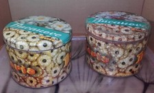 LOTTO SCATOLE IN LATTA BISCOTTIERE PARIGINE DORIA POST 1958 BUCANEVE ZANIN LECCO