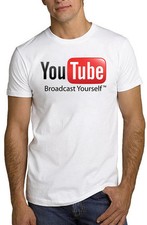 T-shirt video internet logo