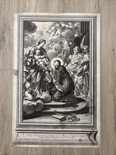 Stampa antica la madonna - stampa,