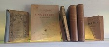 Lotto di 7 libri antichi, fine '800 e inizi '900, Wilde Ariosto Gozzano Porta  