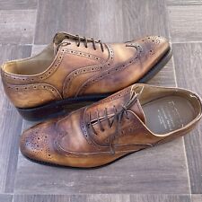 Il Gergo scarpa imperial stringata uomo 42 artigianale pelle di vitello marrone