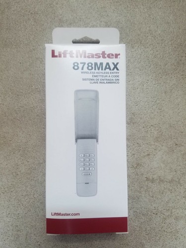 Liftmaster 878max 877max - liftmaster, 878max/877max