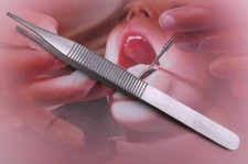 Pinzetta dritta in acciaio