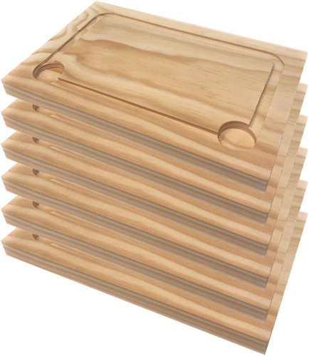 Set piatti legno - in,