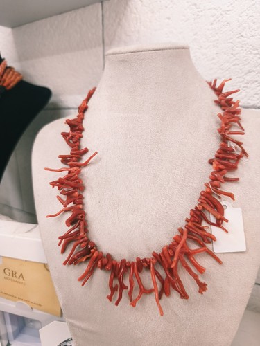 Collana rami corallo - corallo, rosso