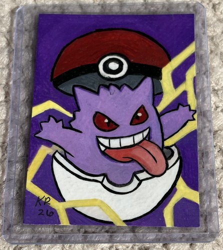 Pokémon gengar pokeball carta - pokémon,