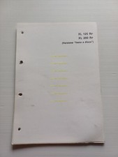 Honda XL 125 R - XL 200 R scheda informazioni tecniche manuale officina italiano