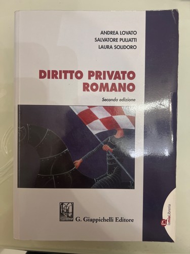 Diritto privato romano - privato,