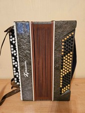 Pulsante Fisarmonica Creminne 100 Basso URSS Sovietica Made in Ucraina Vintage Bayan