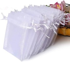 100 pezzi sacchetti organza