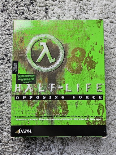 Near mint half life opposing - /,