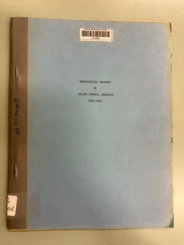 Genealogical records saline - genealogical,