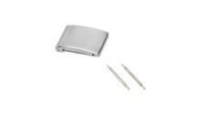 Prolunga Fibbia per bracciale cinturino orologio sub a molla acciaio 16mm anse