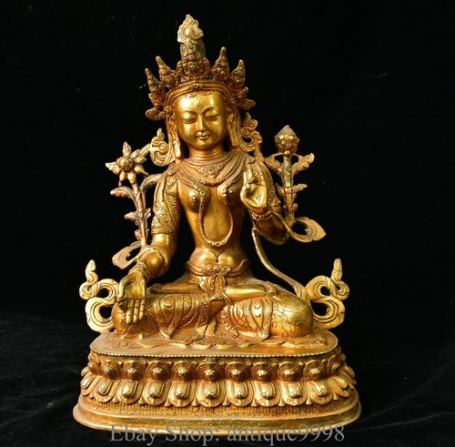 Antica statua fiore - , 12"