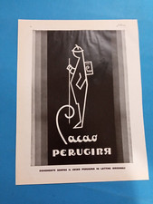 PUBBLICITA'  1930 CACAO  PERUGINA FEDERICO SENECA FUTURISMO  LATTINE ORIGINALI