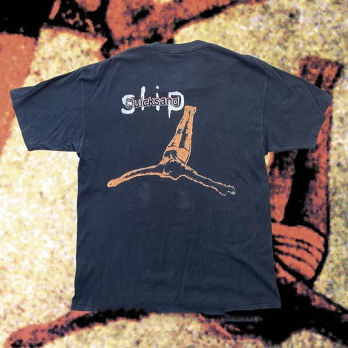Shirt nera quicksand regalo - t-shirt,