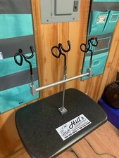 Barra T regolabile 18" con palo in acciaio inox e 3 supporti rivestiti mulinello pescatore*