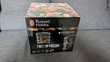 Vaporiera Russell Hobbs Food Steamer Timer Riso Verdure Pesce Idea Regalo Nuovo