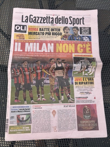 Giornale calcio settembre - giornale,
