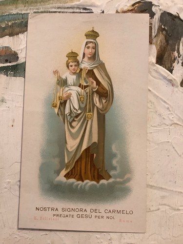 Holy card santino filiziani - card,