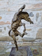 Scultura In Bronzo  ALBERTO RICCI. Base In Marmo