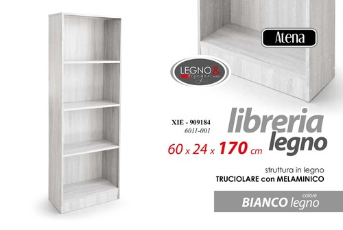 Libreria salvaspazio moderna - libreria,