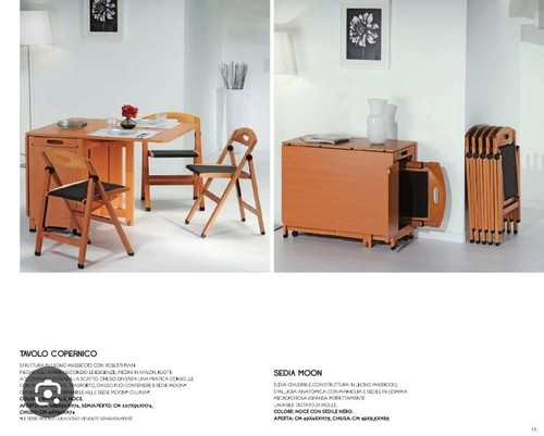 Copernico tavolo pieghevole