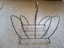 Porta riviste in metallo e