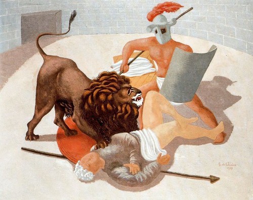 Giorgio chirico gladiatori - giorgio,