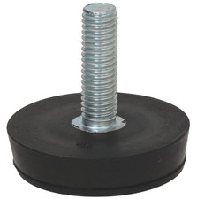 PIEDINO A VITE  REGOLABILE COLORE NERO (975770151) PER FORNI E CUCINE SMEG