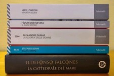 Lotto libri di Dumas, Dostoevskij, London, Benni e Falcones