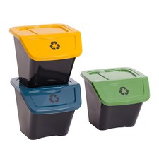 Ecobin Set 3 Pattumiere per